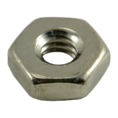 Midwest Fastener Hex Nut, #2-56, 18-8 Stainless Steel, Not Graded, 40 PK 64108